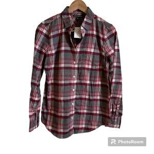 J.‎ Crew women’s flannel shirt xs NWT